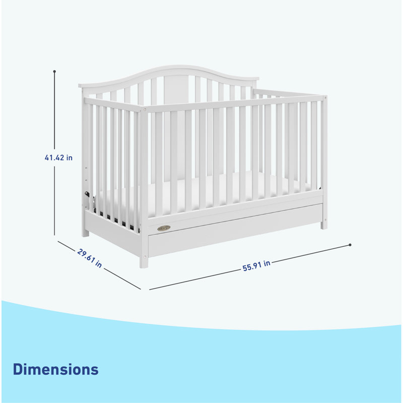 Graco solano convertible crib with drawer best sale